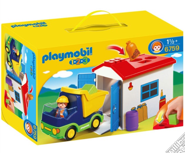 Playmobil 6759 - 1-2-3 - Camion Con Garage gioco di Playmobil