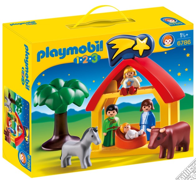 Playmobil - 1-2-3 - Capanna Di Gesu' Bambino gioco di Playmobil