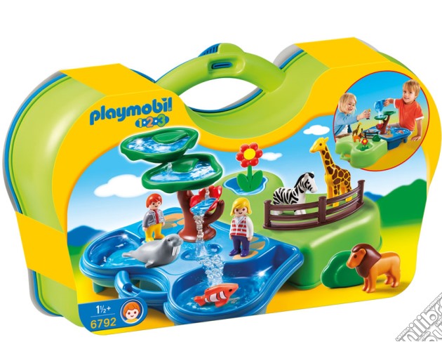 Playmobil - 1-2-3 - Valigetta Zoo Con Acquario gioco di Playmobil