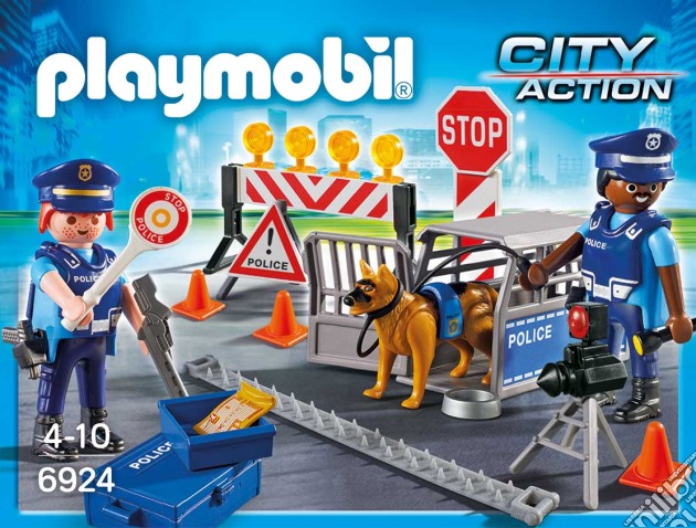 Playmobil: 6924 - City Action - Posto Di Blocco Della Polizia gioco
