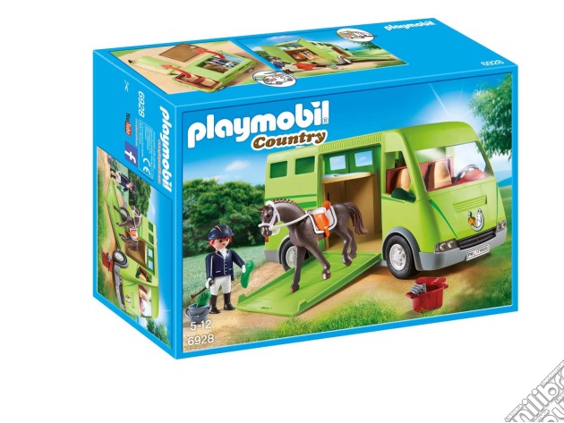 Playmobil 6928 - Country - Furgone Trasporto Cavalli gioco di Playmobil
