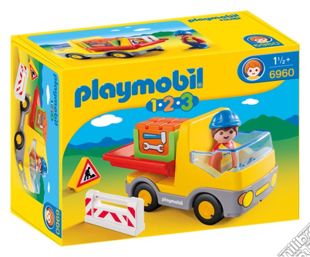 Playmobil 6961 - 1-2-3 - Camion Segnali Stradali gioco di Playmobil