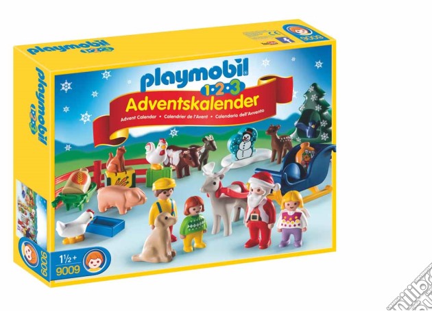 Playmobil Calendario Dell'Avvento - 1-2-3 - Natale In Fattoria gioco