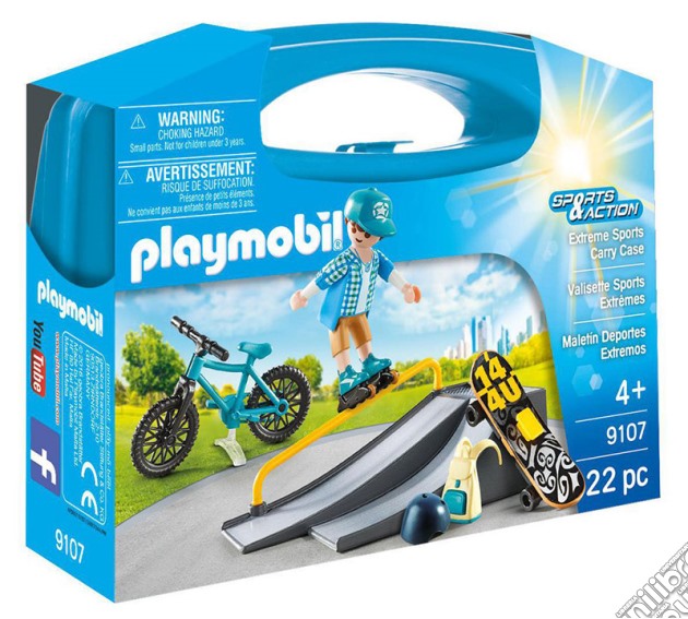 Playmobil 9107 - Carriyng Case Small Extreme Sports gioco