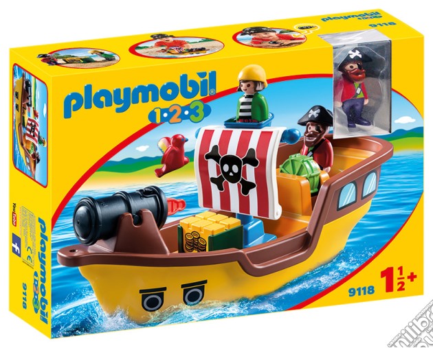 Playmobil 9118 - 1-2-3 - Nave Dei Pirati gioco di PBIL