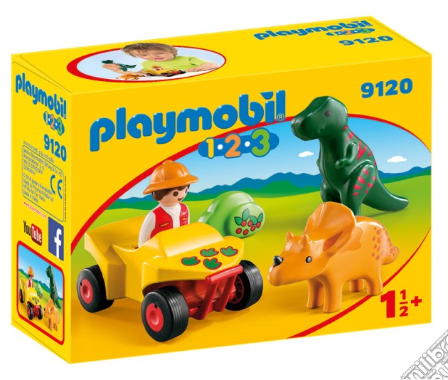PLAYMOBIL Esploratore e Dinosauri 1.2.3 gioco di PBIL