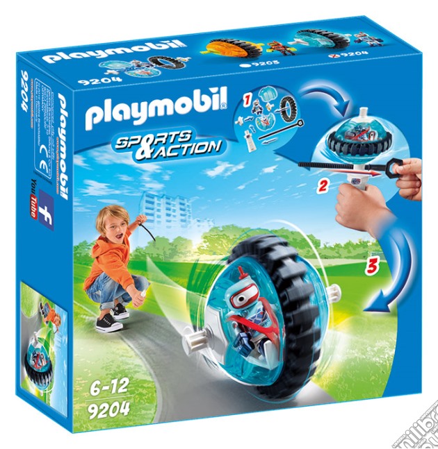 PLAYMOBIL Speed Roller Blu Con Robot gioco di PBIL