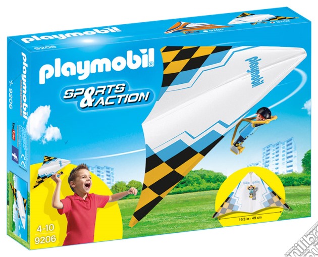 PLAYMOBIL Deltaplano Bianco Con Pilota gioco di PBIL