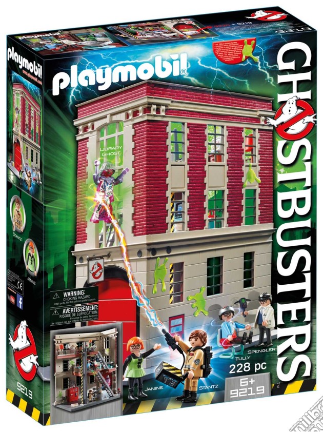 Playmobil 9219 - Ghostbusters - Caserma Dei Ghostbusters gioco di Playmobil