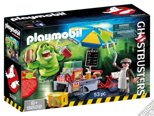 Playmobil 9222 - Ghostbusters - Slimer E Il Carretto Degli Hot Dog gioco di Playmobil