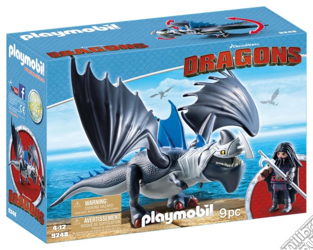 Playmobil 9248 - Dragons - Drago Con Artigliotonante Corazzato gioco di Playmobil