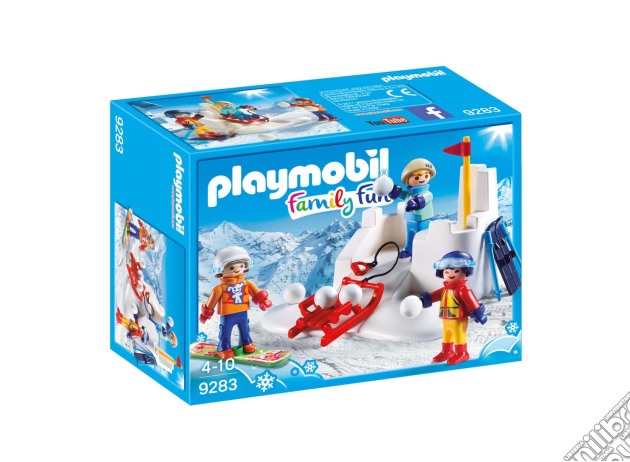 Playmobil 9283 - Family Fun - Battaglia A Palle Di Neve gioco di Playmobil
