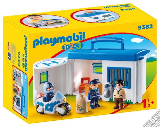 Playmobil 9382 - 1-2-3 - Centrale Della Polizia Portatile gioco di PBIL