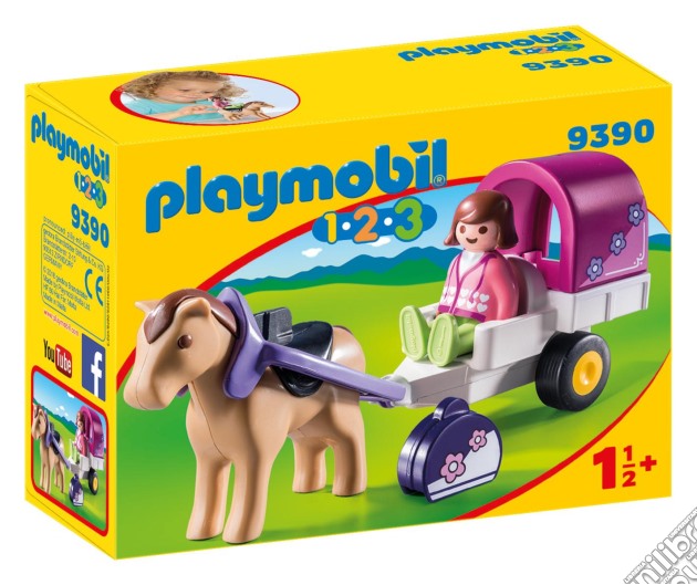 Playmobil 9390 | Limited Edition | Carrozza Con Cavallo 1.2.3 gioco di Playmobil