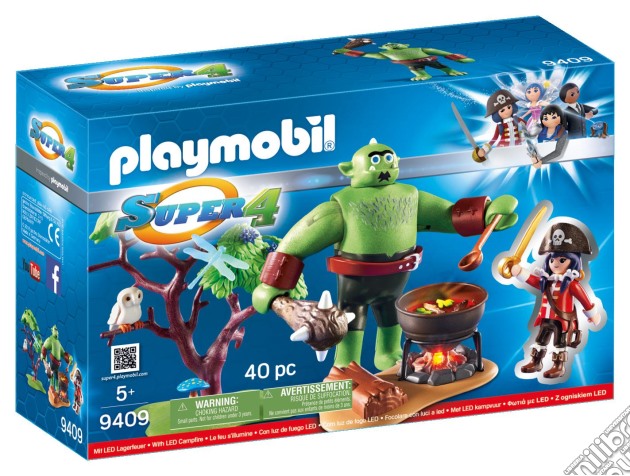 Playmobil 9409 - Super 4 - Serie Iii - Orco Gigante Con Ruby gioco di Playmobil