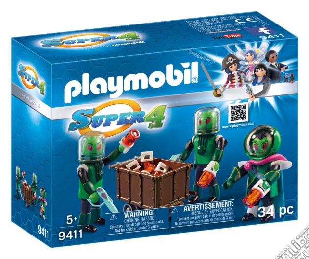Playmobil 9411 - Super 4 - Serie Iii - Alieni gioco di Playmobil