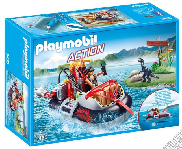 Playmobil 9435 - Action - Gommone Dei Predatori (Limited Edition) gioco di PBIL