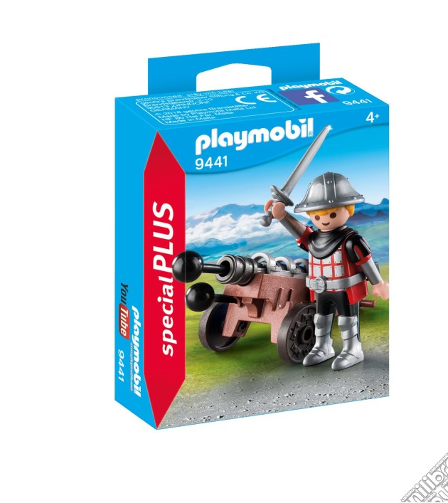 Playmobil 9441 - Special Plus - Cavaliere Con Cannone gioco di Playmobil