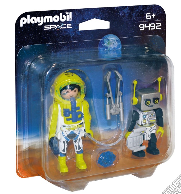 Playmobil 9492 - Missione Su Marte - Astronauta E Robot gioco di Playmobil
