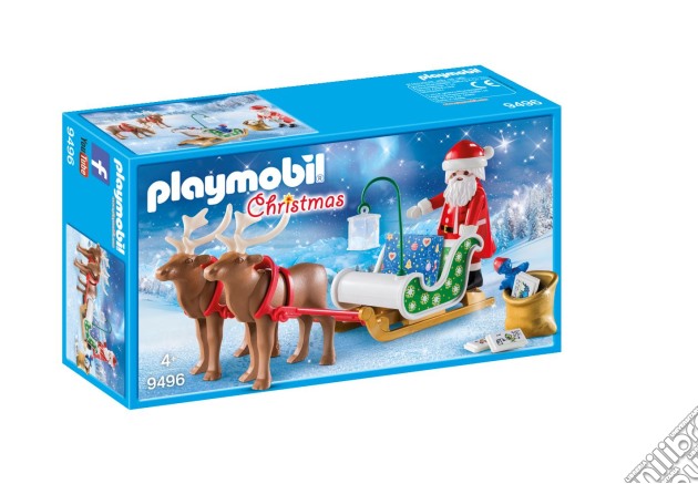 Playmobil 9496 - Christmas - Slitta Di Babbo Natale Con Renne gioco di Playmobil