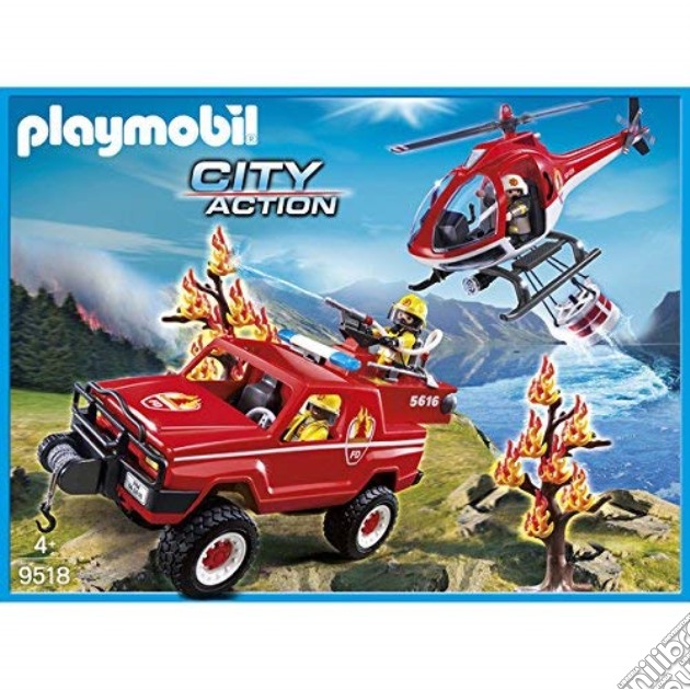 Playmobil 9518 | Super Set Pompieri Forestali gioco di Playmobil
