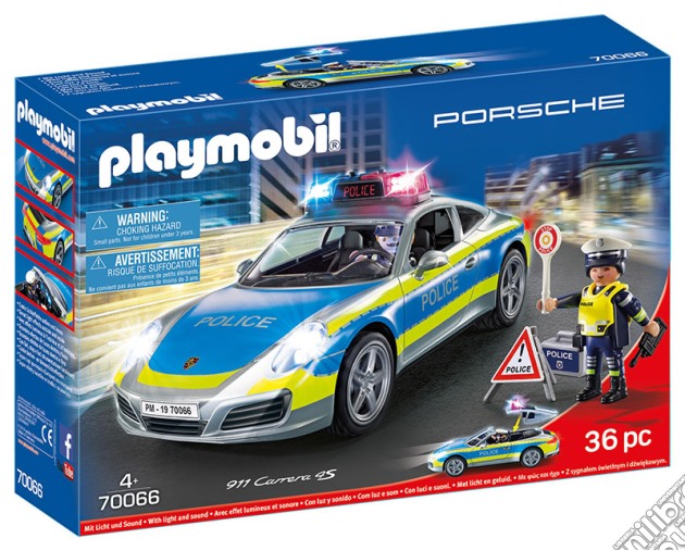 Playmobil: 70066 - Porsche 911 Carrera 4S Police - Int'L gioco di Playmobil