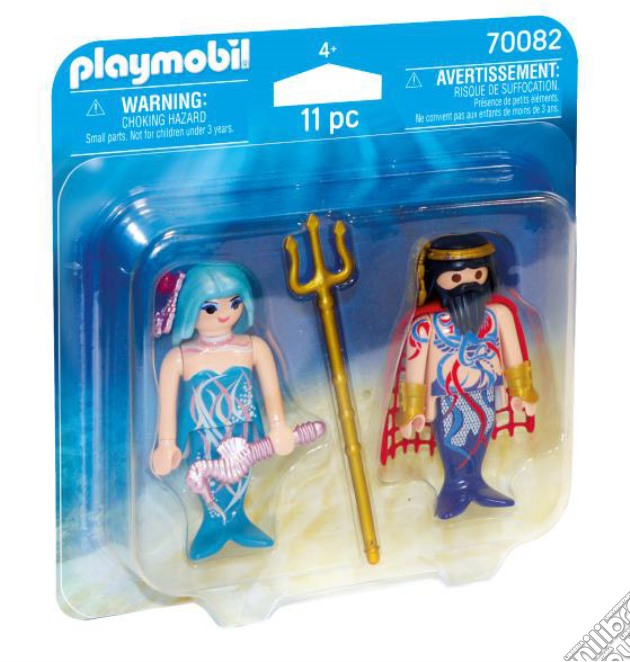 Playmobil 70082 - Duo Packs - Re Dei Mari E Sirena gioco di Playmobil