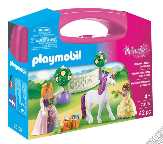Playmobil: 70107 - Valigetta Grande Principessa Con Unicorno gioco di Playmobil