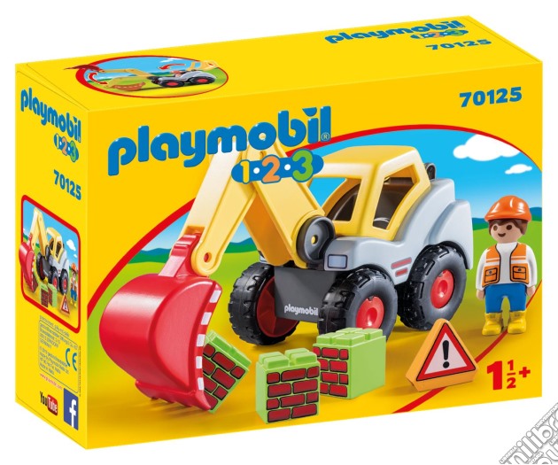 Playmobil: 70125 - 1-2-3 - Escavatore gioco di PBIL