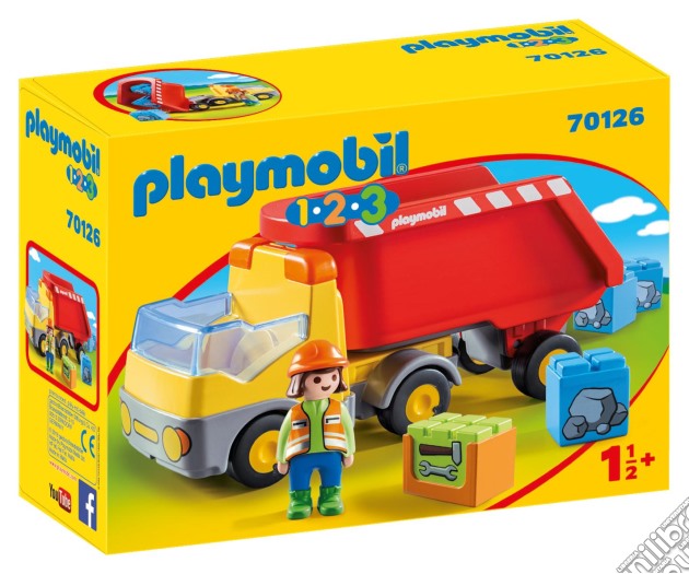 Playmobil: 70126 - 1-2-3 - Camion Del Cantiere gioco di PBIL