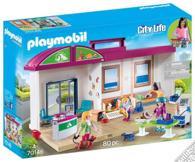 Playmobil 70146 - Clinica Veterinaria Portatile (Limited Edition) gioco di Playmobil