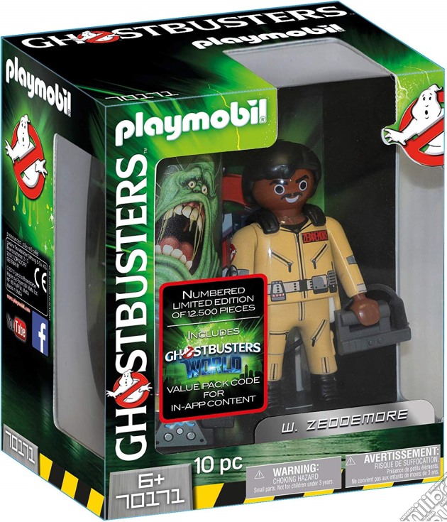 Playmobil Ghostbusters Collectors Edition W. Zeddemore Limited And Individually Numbered 70171 gioco di PBIL