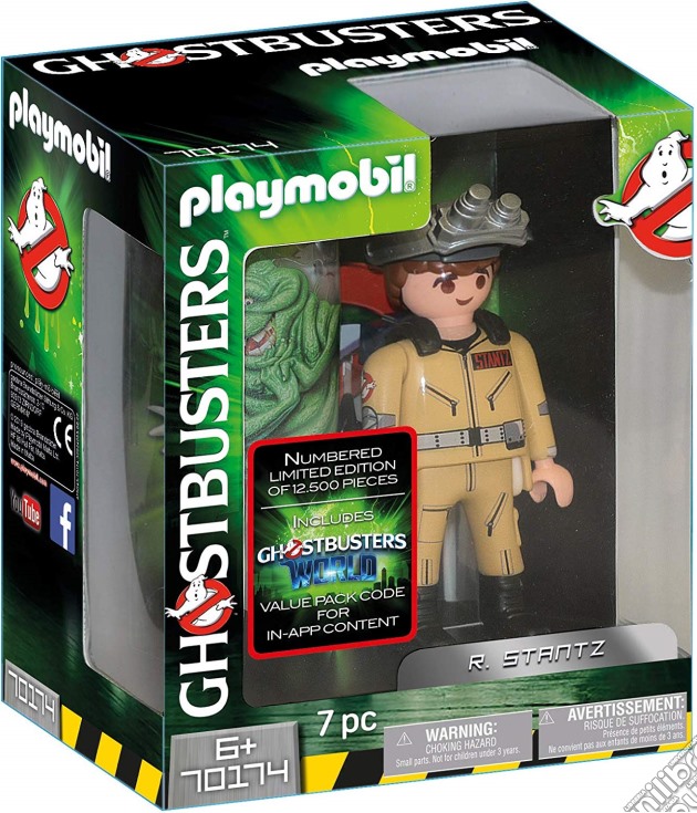 Playmobil Ghostbusters Collectors Edition R. Stantz Limited And Individually Numbered 70174 gioco di PBIL