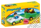Playmobil 70181 - Auto Con Trasporto Cavalli 1.2.3 giochi