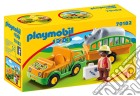 Playmobil 70182 - Veicolo Zoo Con Rinoceronte 1.2.3 gioco di Playmobil