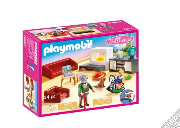 Playmobil: 70207 - Dollhouse - Soggiorno Con Camino gioco di PBIL