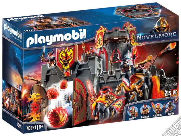 Playmobil: 70221 - Knights - Fortezza Dei Guerrieri Di Burnham gioco di PBIL