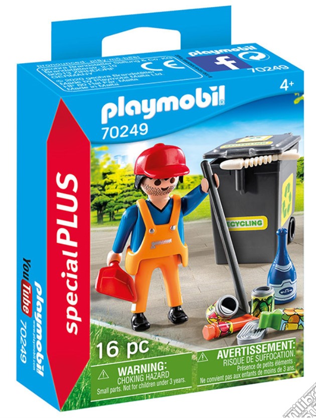 Playmobil 70249 - Special Plus - Operatore Ecologico gioco