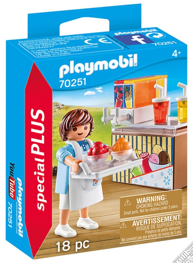 Playmobil: 70251 - Special Plus - Venditore Di Gelati E Granite gioco