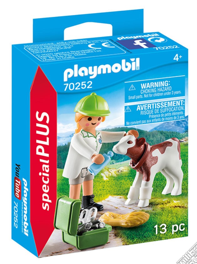 Playmobil 70252 - Special Plus - Veterinaria Con Vitellino gioco