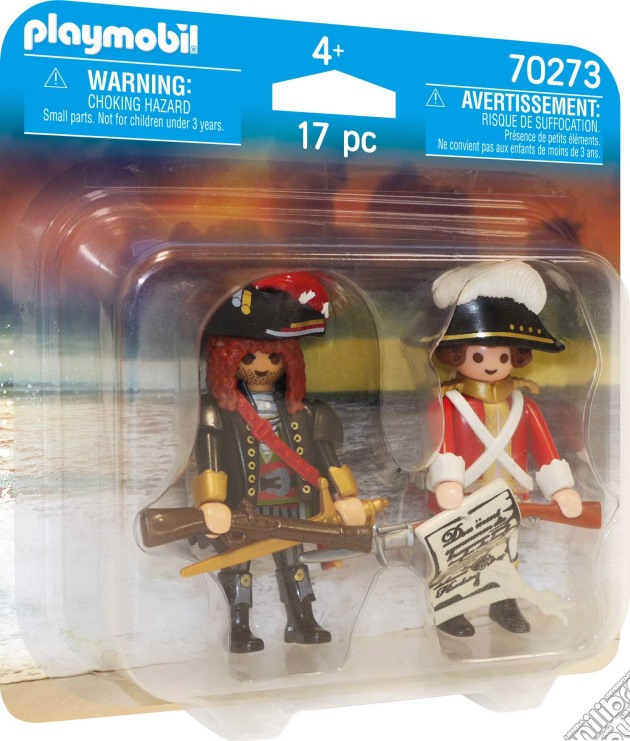 Playmobil: 70273 - Duo Pack - Pirata E Soldato Della Marina Reale gioco