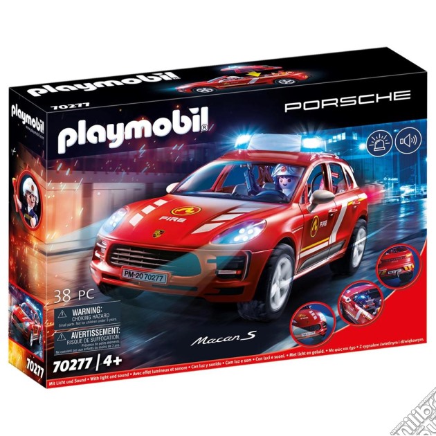 Playmobil 70277 - Porsche Macan S Dei Vigili Del Fuoco gioco