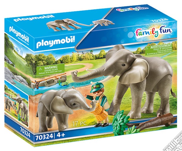 Playmobil 70324 - Family Fun - Guardiano Dello Zoo Con Elefanti gioco
