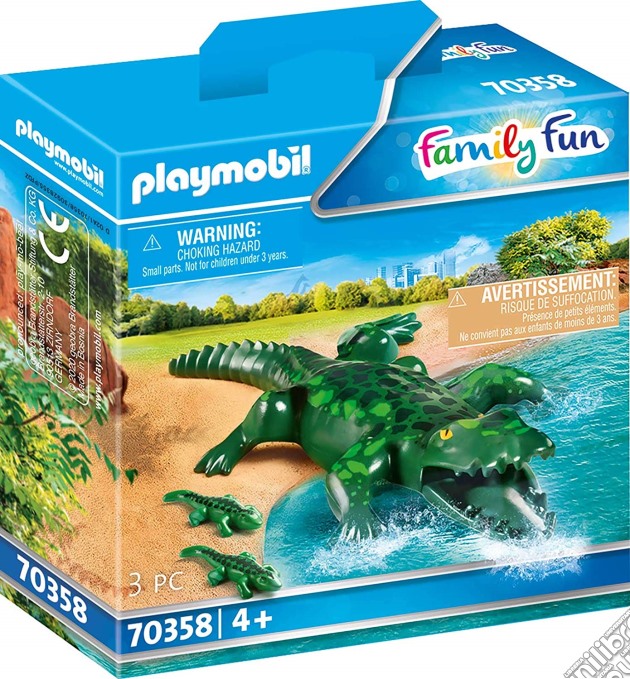Playmobil: 70358 - Family Fun - Coccodrillo Con Cuccioli gioco