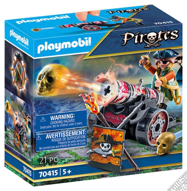 Playmobil 70415 - Pirati - Pirata Con Cannone gioco