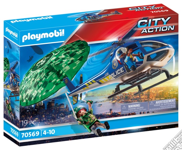 Playmobil: 70569 - Police - Elicottero Della Polizia E Fuggitivo gioco