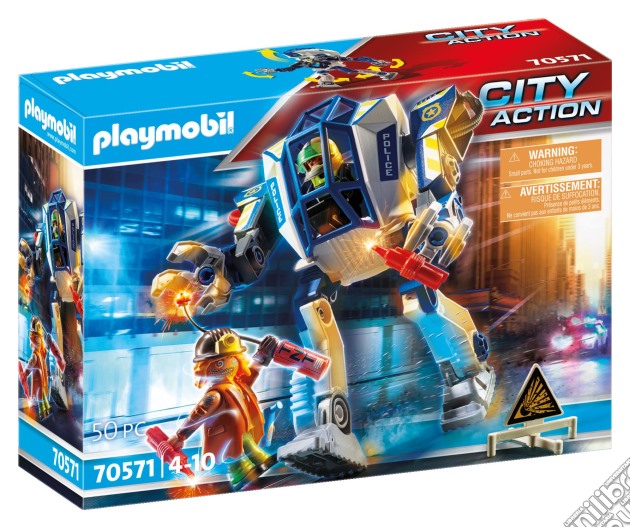 Playmobil: 70571 - Police - Robot Della Polizia E Bandito gioco