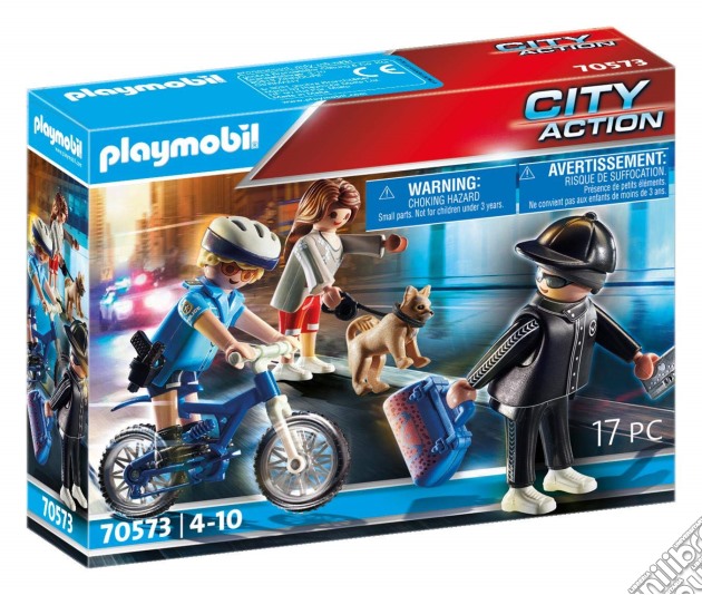 Playmobil: 70573 - Police - Poliziotto In Bici E Borseggiatore gioco