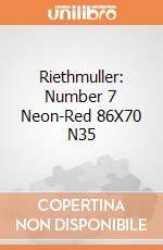 Riethmuller: Number 7 Neon-Red 86X70 N35 giochi