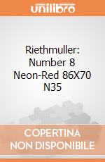 Riethmuller: Number 8 Neon-Red 86X70 N35 giochi
